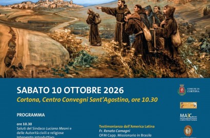 Missioni francescane, un mondo in cammino secolare che incontra Cortona