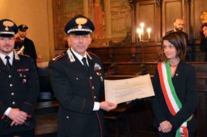 Cittadinanza Onoraria all’Arma dei Carabinieri conferita dal Comune di Cortona