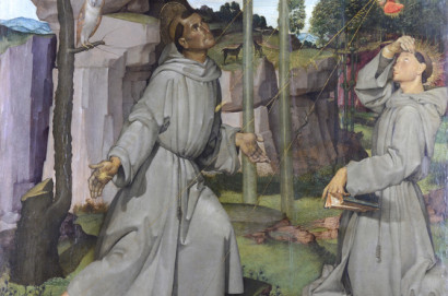 Restauro del dipinto di Bartolomeo della Gatta “San Francesco riceve le stigmate” grazie alla generosità di un castiglionese