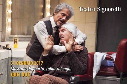 Massimo Dapporto e Tullio Solenghi   interpretano “Quei Due"