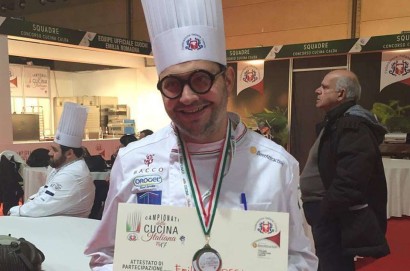 Lo chef cortonese Emiliano Rossi conquista il podio ai campionati della cucina italiana
