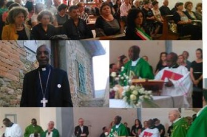 La Val di Loreto festeggia il Vescovo africano Mons. Louis Portella in visita ufficiale