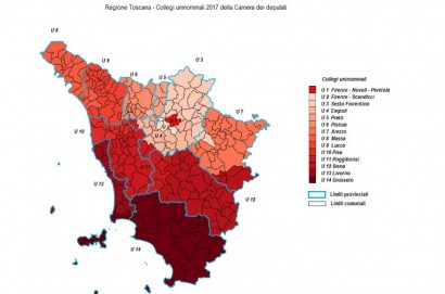 Elezioni politiche, la nuova geografia dei collegi toscani: le mappe dettagliate