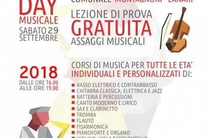 Inizio lezioni della Scuola di Musica Comunale di Cortona - Open Day il 29 settembre