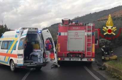 Incidente stradale a Mezzavia di Cortona