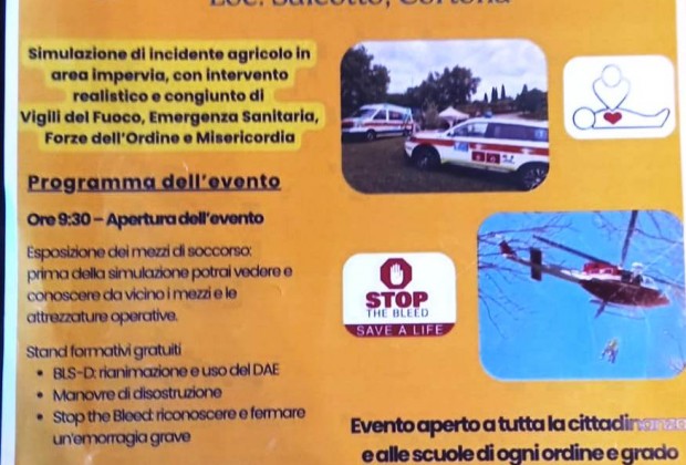 Protezione civile in storytelling all'Accordi di Camucia