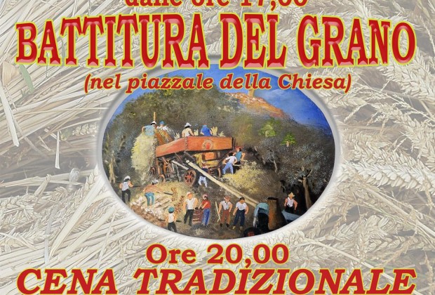 la Battitura del grano come una volta