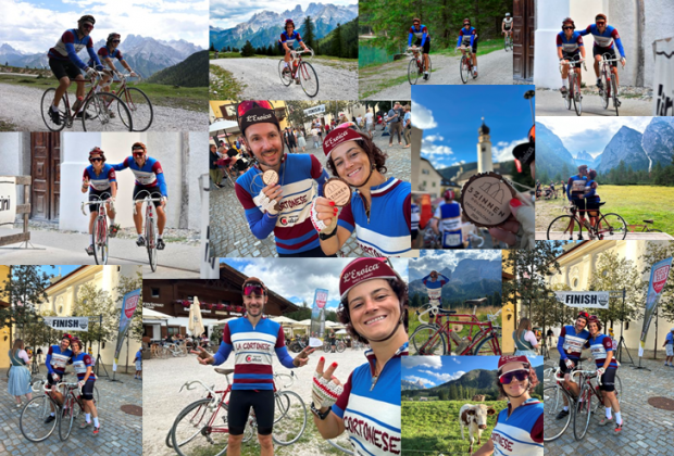 Anche alcuni cortonesi all'Eroica Dolomiti