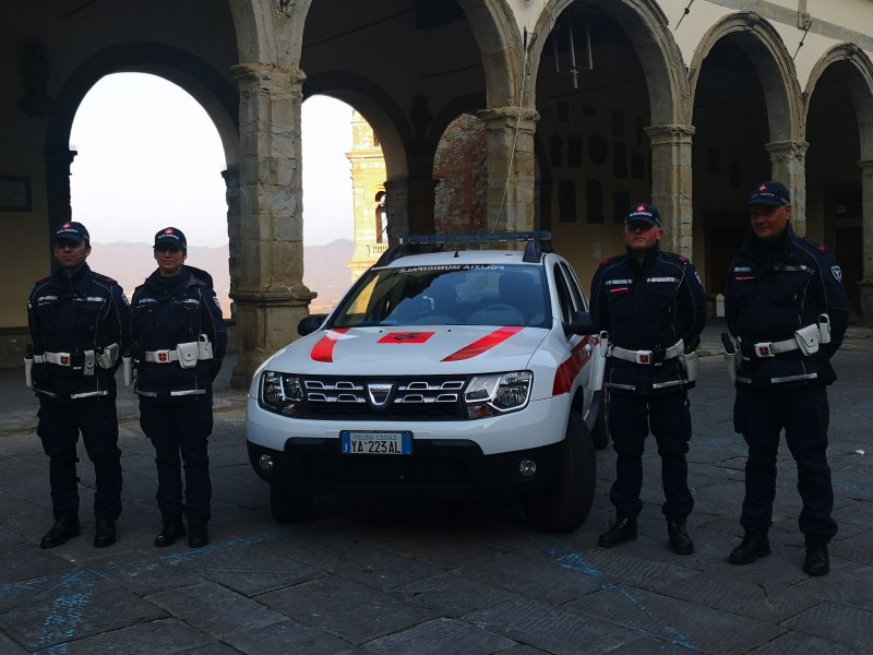 Controlli della polizia municipale di Castiglion Fiorentino