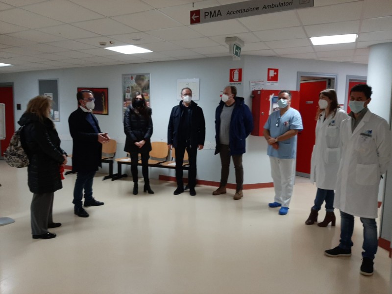 Ospedale Fratta, il sindaco di Cortona fa gli auguri e ringrazia gli operatori. Ribadite le richieste ad Asl e Regione
