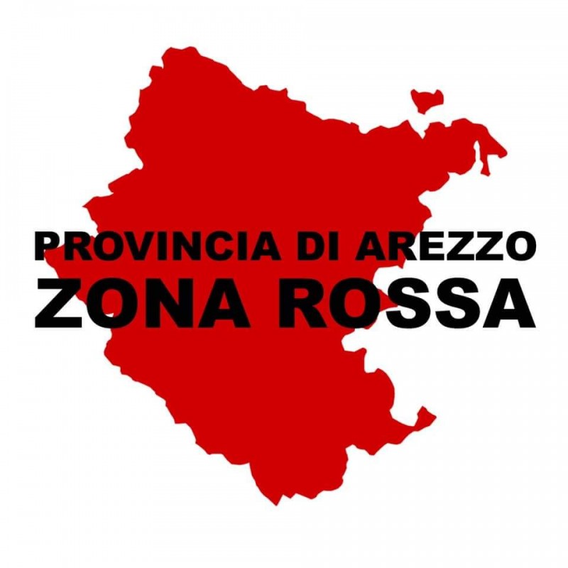 Provincia di Arezzo: seconda settimana di zona rossa