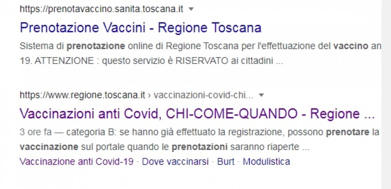 La lotteria dei vaccini in Toscana