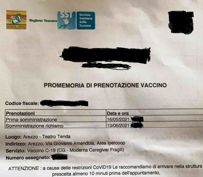 Spiacevole turismo vaccinale anticovid