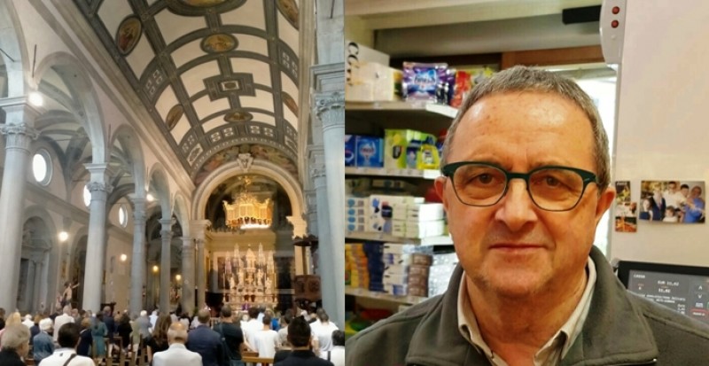 In Duomo l' ultimo saluto di Cortona a Giuliano Molesini