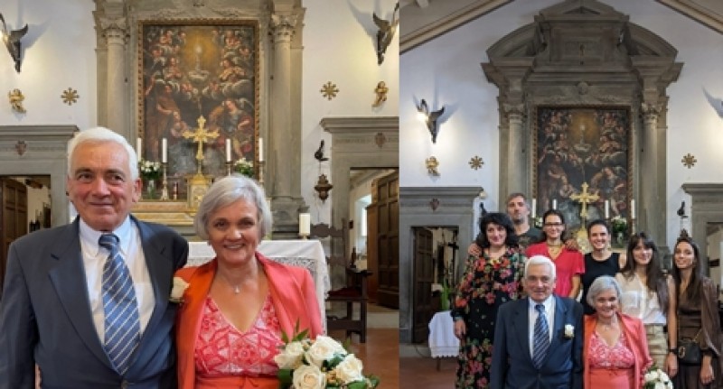 Emilio e Graziella, cinquant'anni insieme