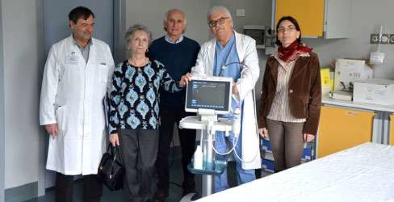 Donato all'Ospedale di Arezzo un ecocoldoppler in ricordo di Fabrizio Roselli