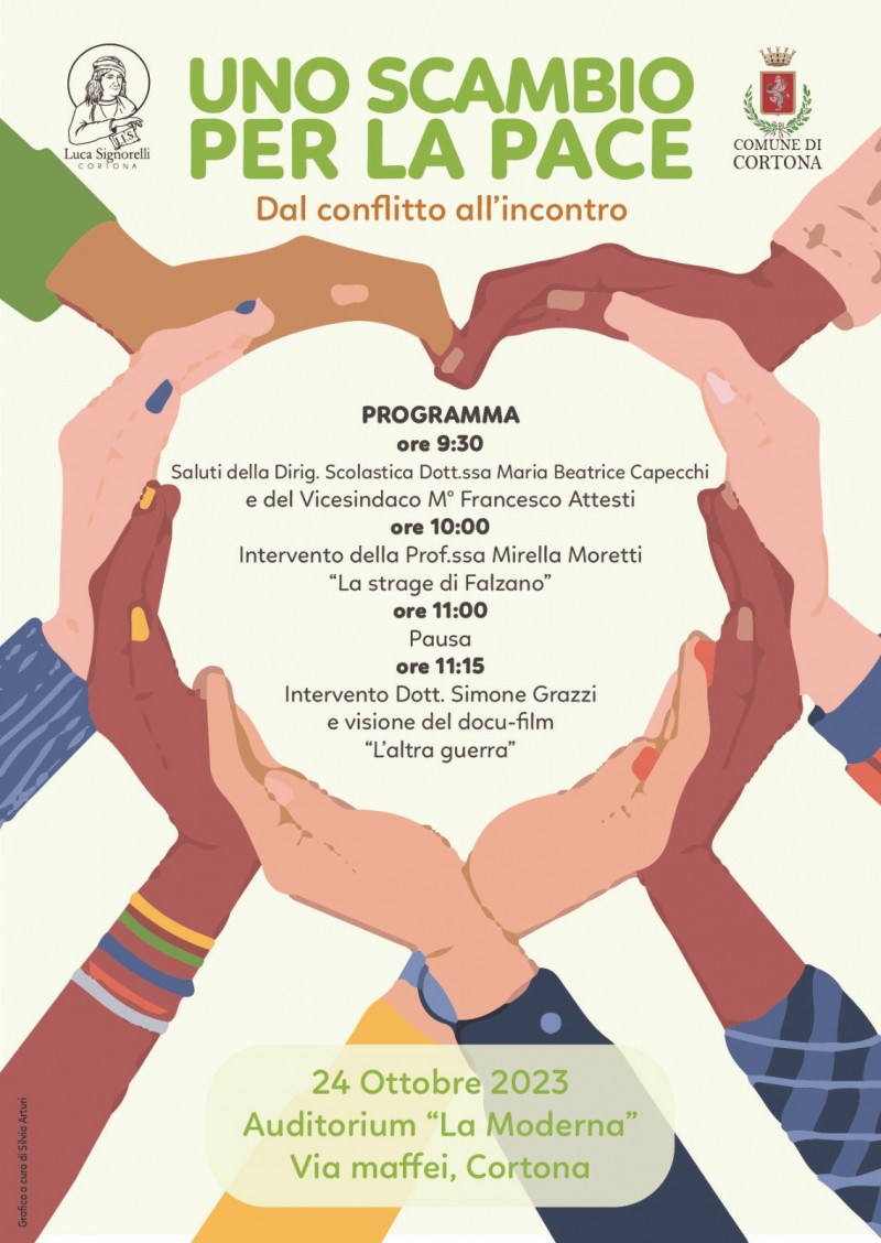 Cortona, «Uno scambio per la pace»: si rinnova il gemellaggio fra gli studenti tedeschi e cortonesi. La visita a Falzano
