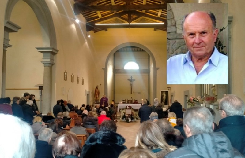 Nella Pieve di Sant’Eusebio l’ultimo saluto ad Aldo Panichi