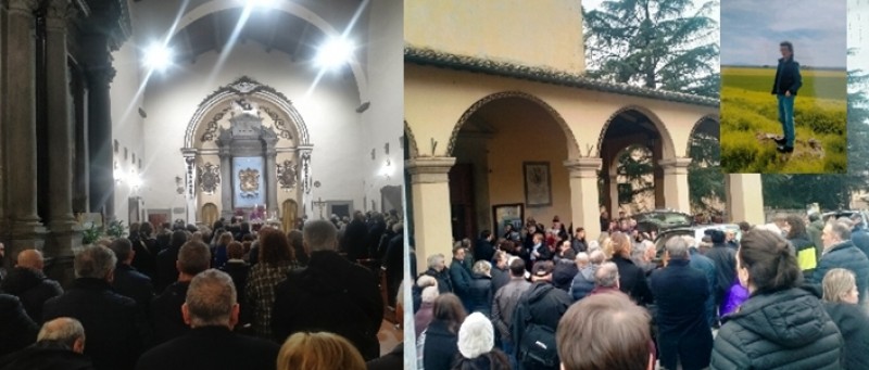 Nella Chiesa del Rivaio l’ultimo saluto a Fabio Salvietti