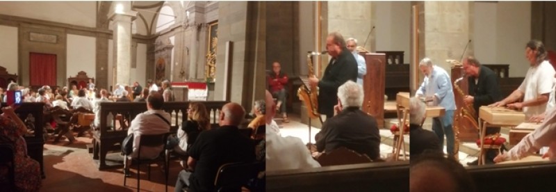 Santucci  e il Gruppo Echi di Francesco con il jazz incantano Cortona