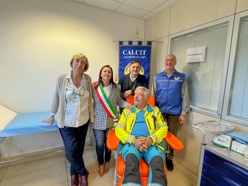 Lucignano, donazione del Calcit Valdichiana alla Casa della Salute