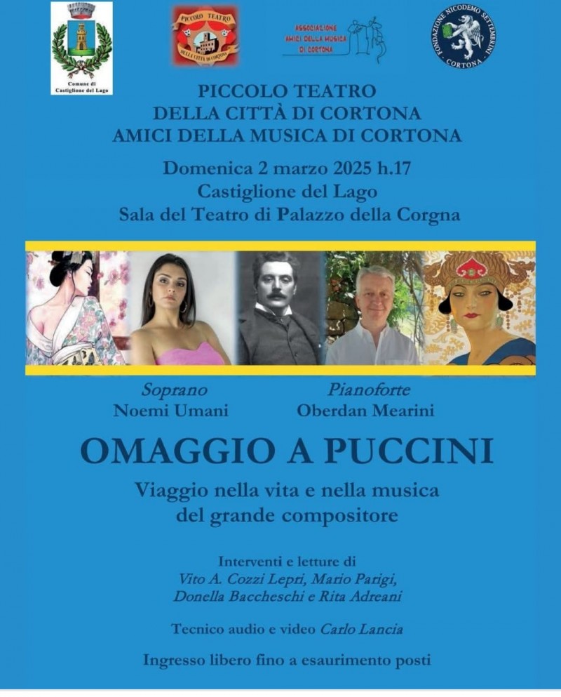 Omaggio a Puccini. Uno spettacolo tra parole e musica