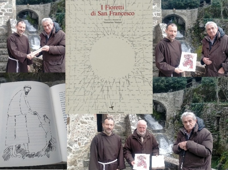 Il giudice Mario Federici dona un libro raro alla Biblioteca dei Cappuccini di Cortona