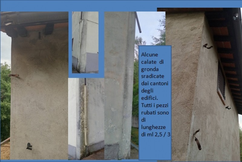 Montagna cortonese: furti di rame