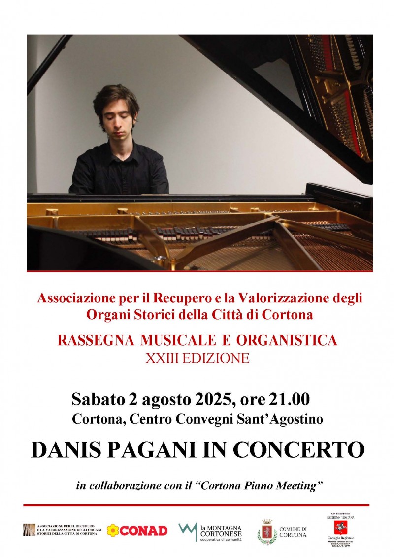 Danis Pagani in concerto a Cortona