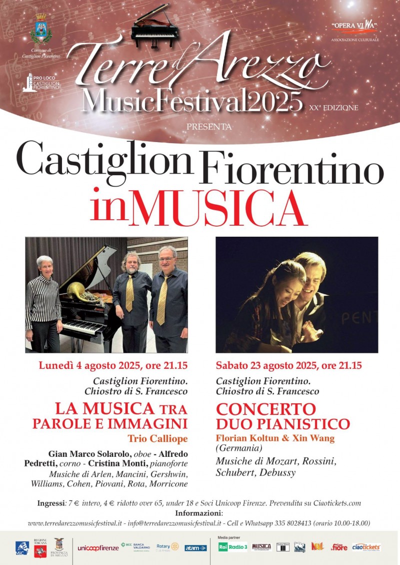 Castiglion Fiorentino : agosto in musica
