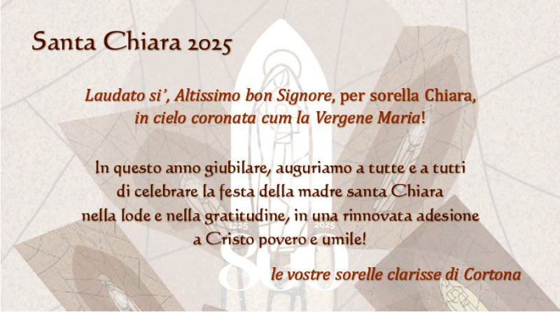 Cortona: la Festa di Santa Chiara