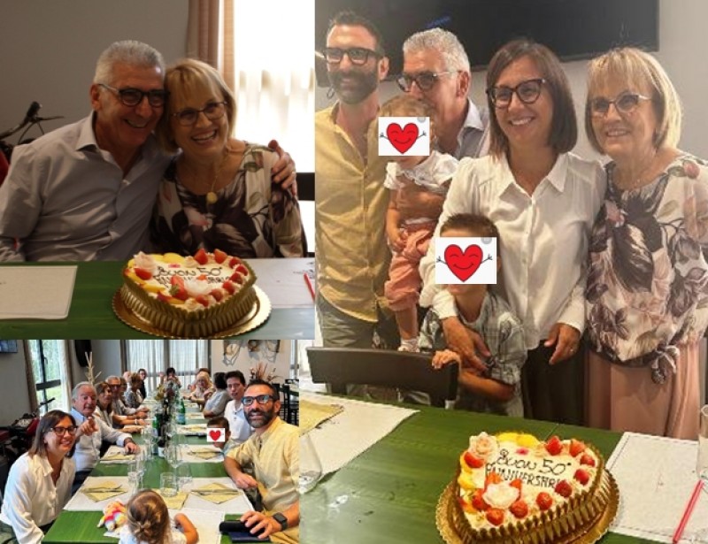 Nozze d’ oro Carla Tanganelli e Giovanni Barbini