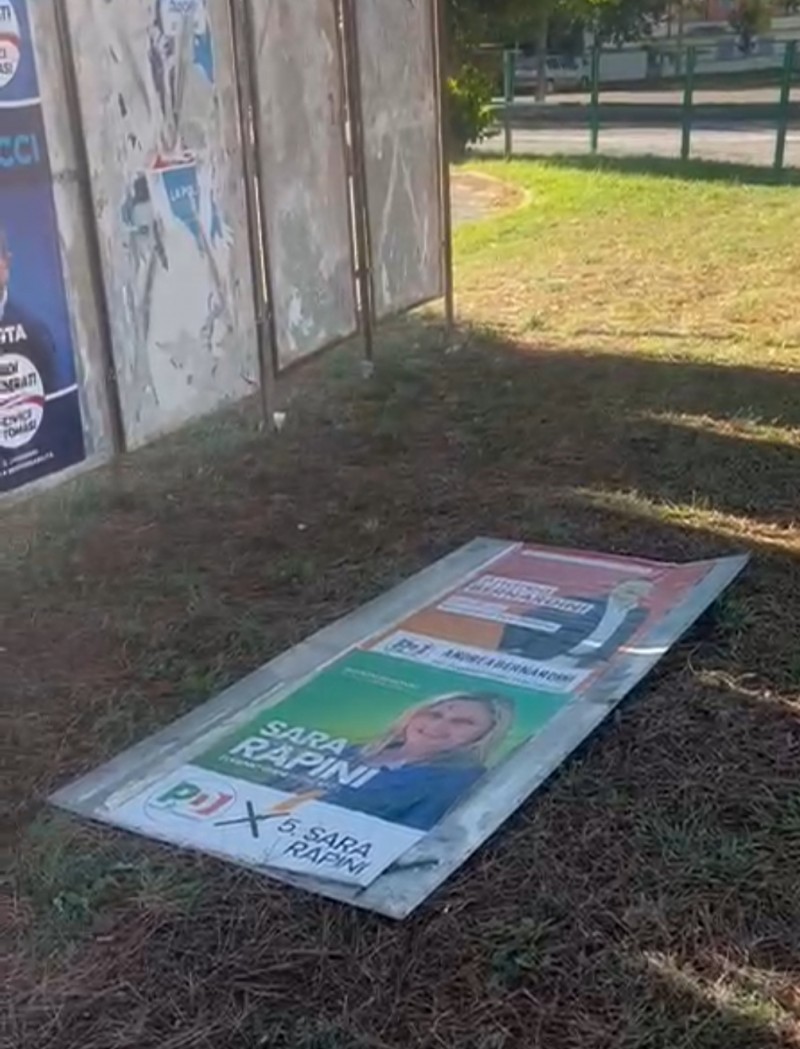 Brutto episodio di violenza politica a Camucia