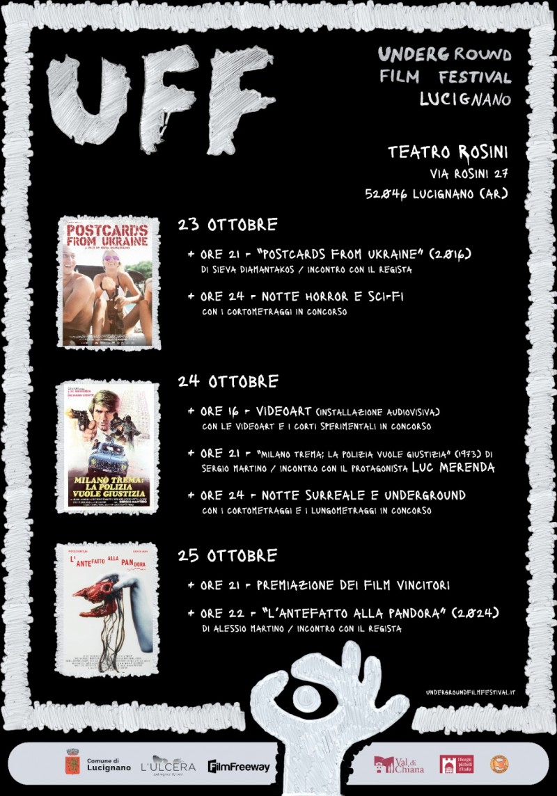 Benvenuti nel sottosuolo del cinema, a Lucignano nasce “UFF, Underground Film Festival”