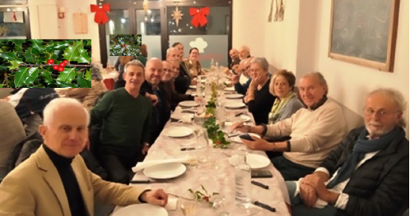 La cena natalizia dei volontari della Misericordia di Terontola