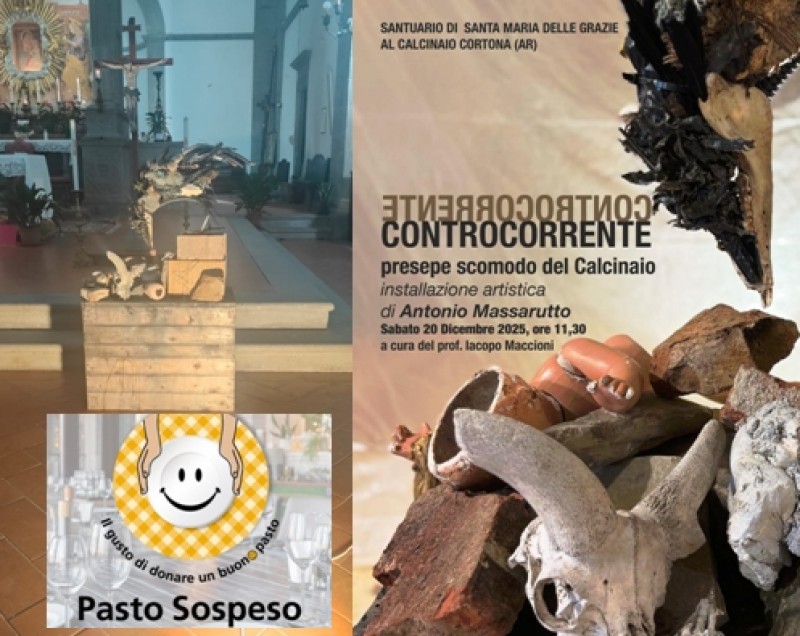 Il Natale scomodo  e  diverso, non solo fatto  di lucine, della Caritas Calcinaio.