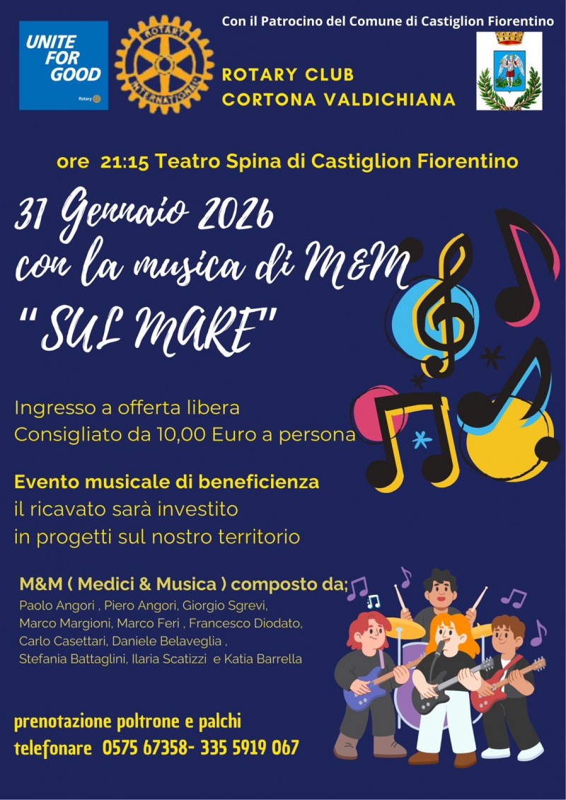 Il Rotary in musica per beneficenza