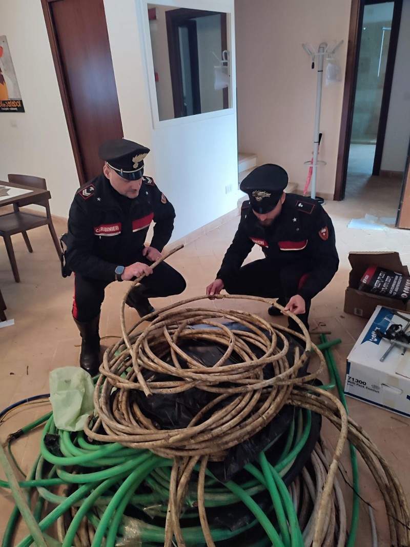 Furto di rame a Cortona: due arresti