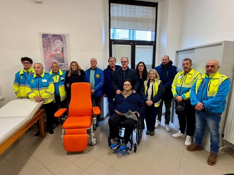 Due donazioni a sostegno dei servizi sanitari territoriali grazie al Calcit Valdichiana