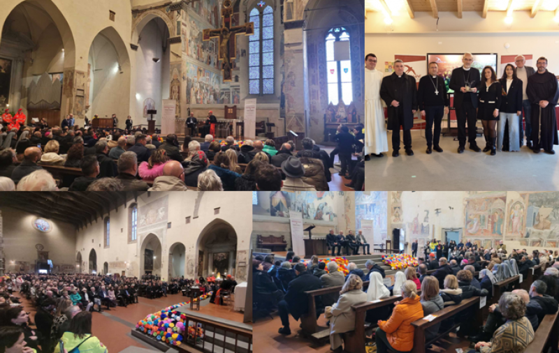 L'abbraccio di Arezzo al  cardinale Pizzaballa
