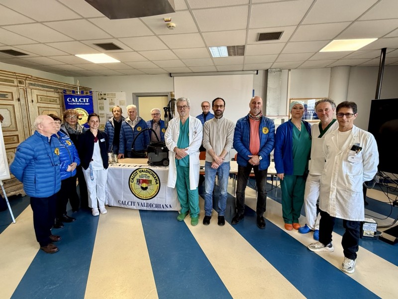 Nuova donazione del Calcit Valdichiana per l’Ortopedia dell’Ospedale della Valdichiana Aretina