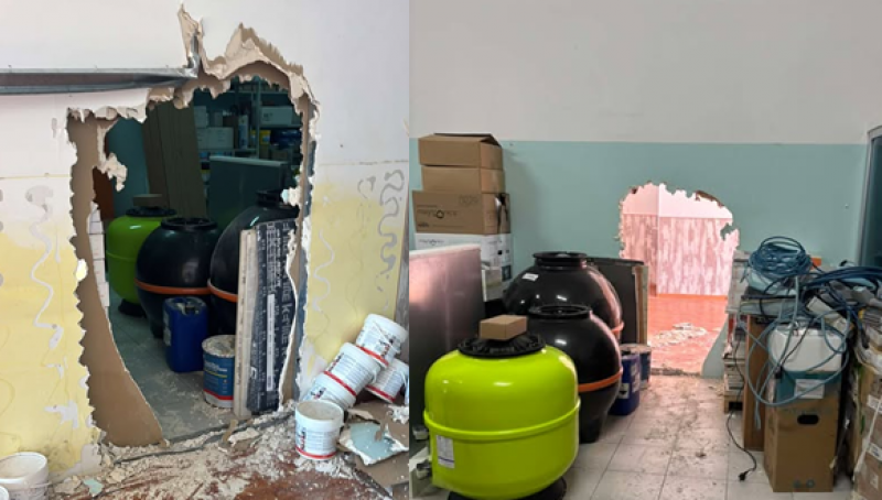 Furto con scasso all' Alternativa Service di Terontola