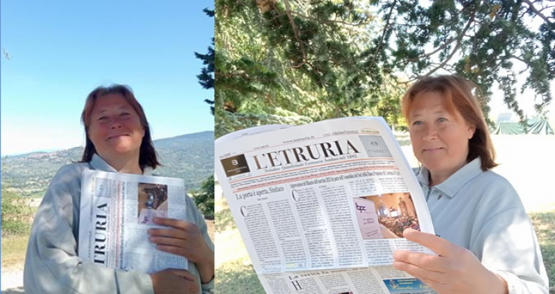 Natasha, la novella zarina russa del Trasimeno