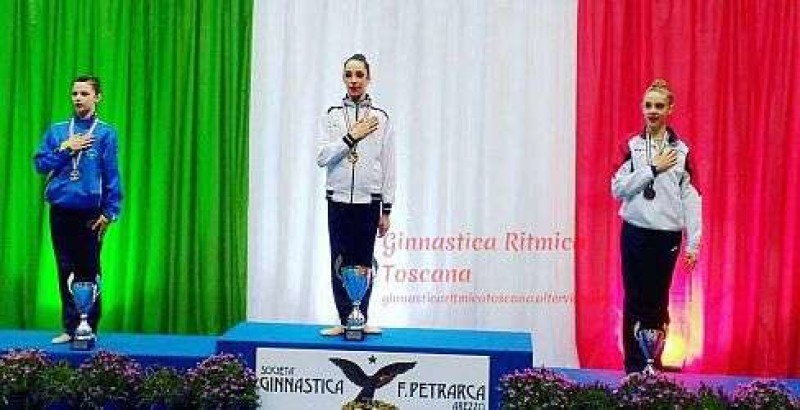 Maria Vilucchi, Campionessa Italiana di ginnastica ritmica categoria senior