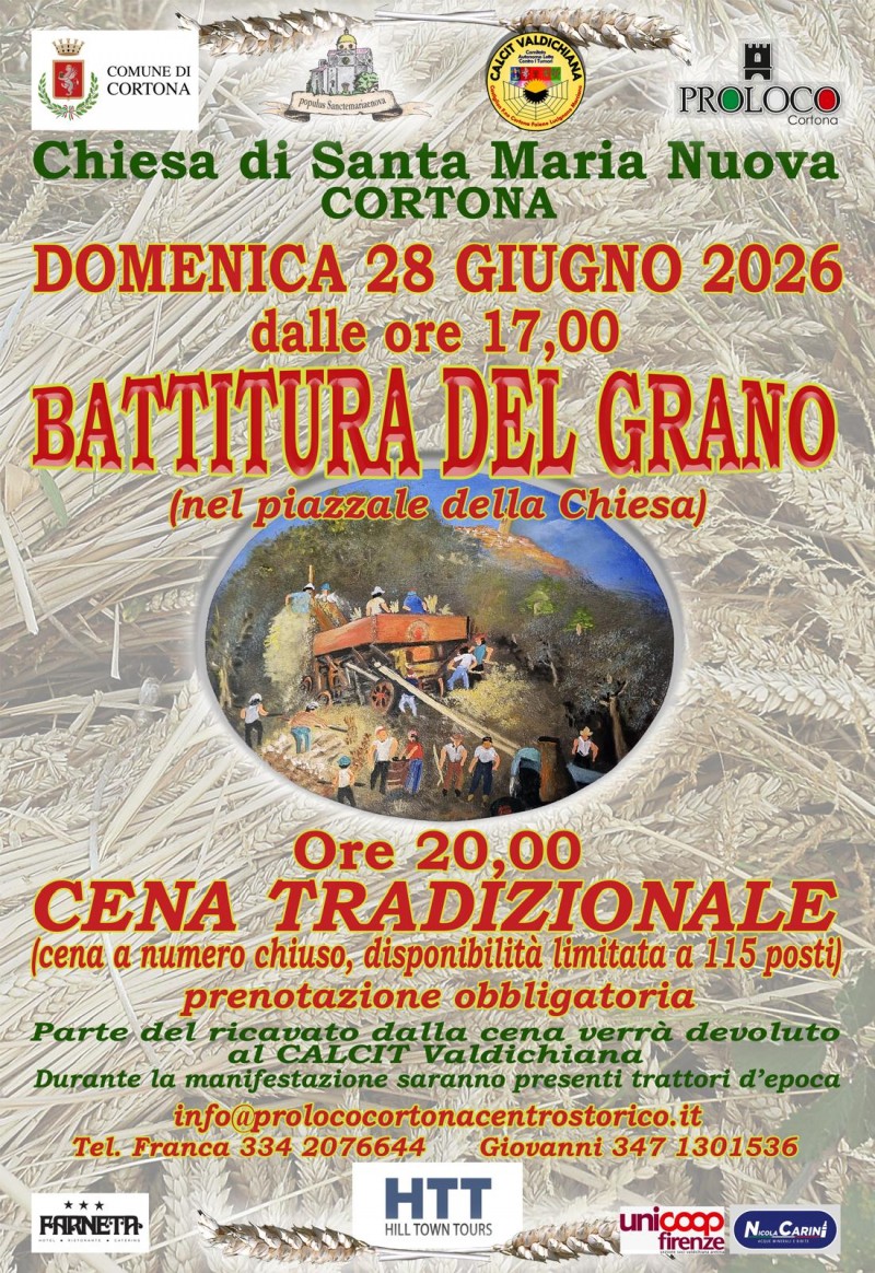 la Battitura del grano come una volta
