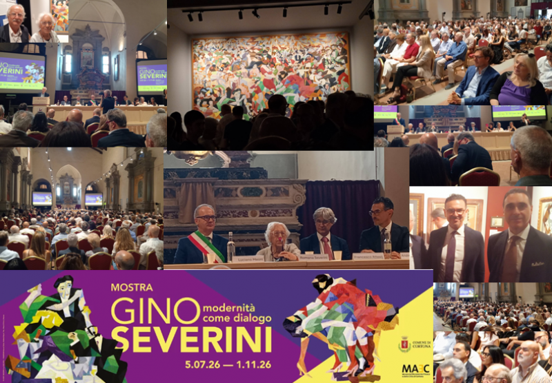 Con Severini Cortona porta la sua estate sul palcoscenico internazionale . Arte, amicizia,dialogo e spiritualità nelle opere del  firmatario del Manifesto del Futurismo.