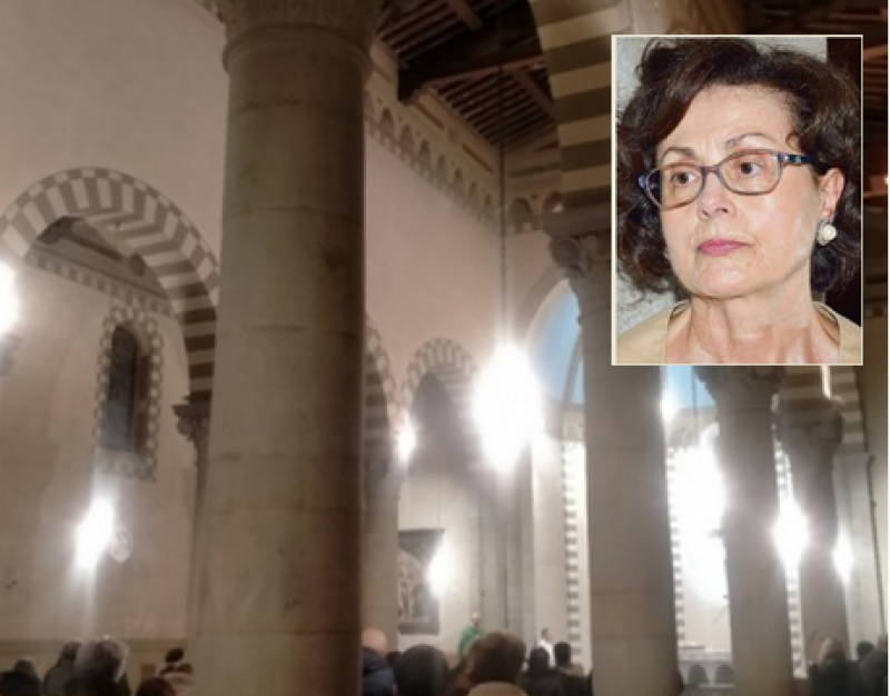 L'ultimo saluto di Camucia alla professoressa Franca