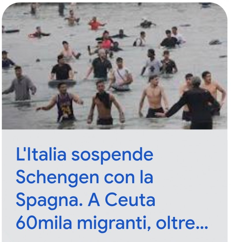 Sulla decisione di sospendere Schengen tra Italia e Spagna