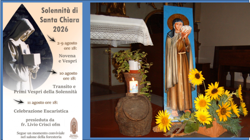  Buona Festa di Santa Chiara a tutti i cortonesi e a tutte le cortonesi 