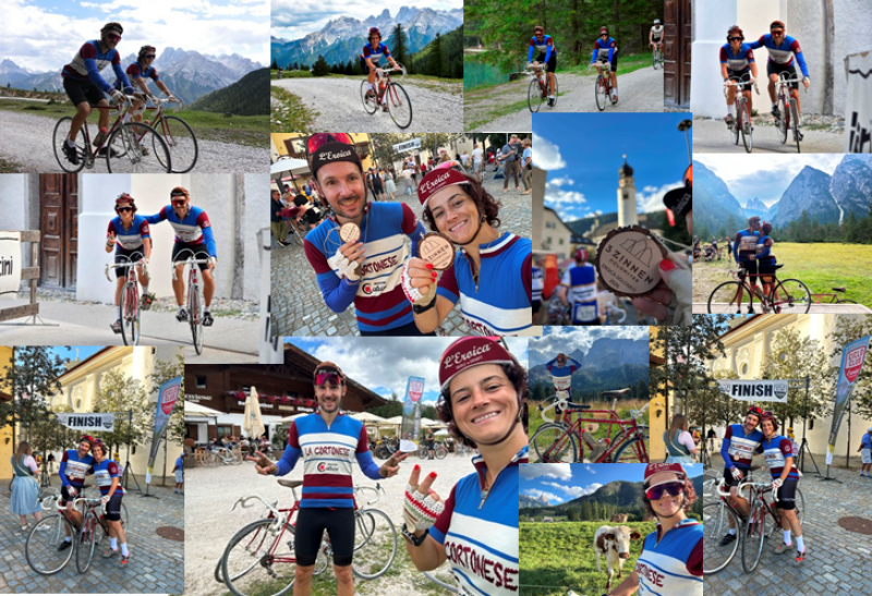 Anche alcuni cortonesi all'Eroica Dolomiti